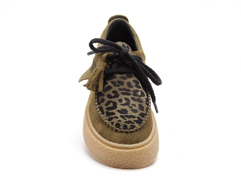 Regard DIEPE V3 Kaki Baskets Basses Femme