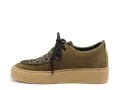 Regard DIEPE V3 Kaki Baskets Basses Femme