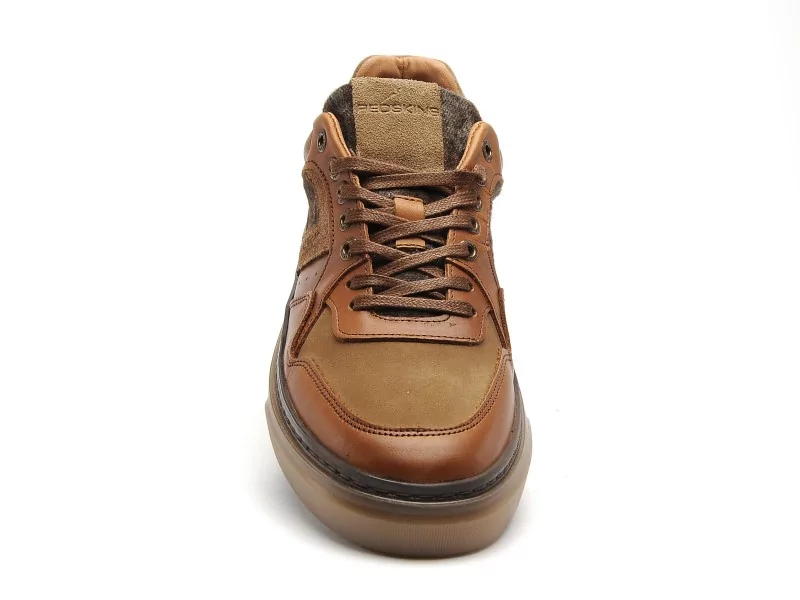 Redskins LERMA Marron Baskets Basses Homme
