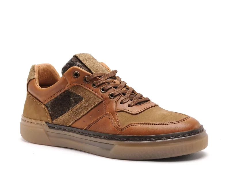 Redskins LERMA Marron Baskets Basses Homme