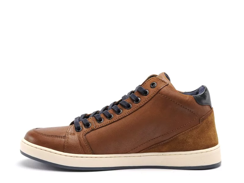 Redskins DECKER Marron Baskets Montantes Homme