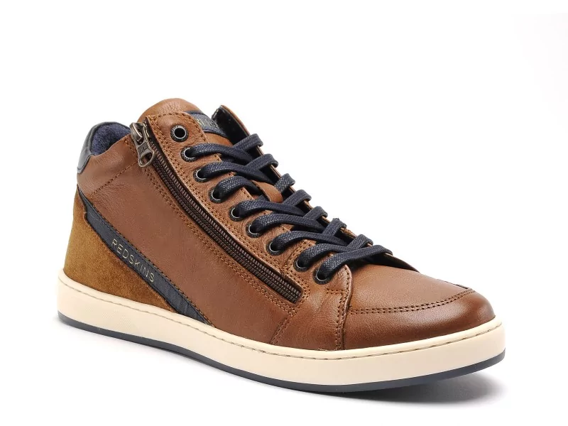 Redskins DECKER Marron Baskets Montantes Homme