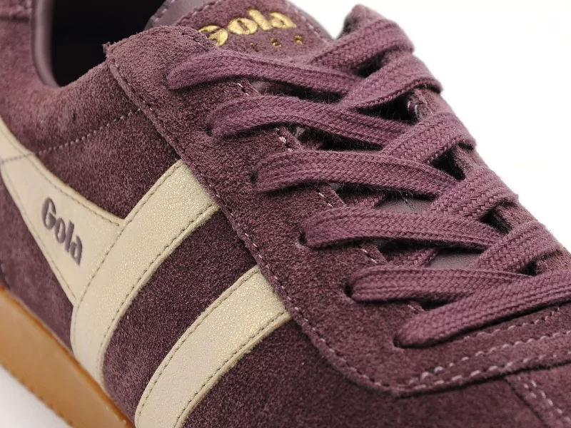Gola HARRIER MIRROR CLA156 Bordeaux Baskets Basses Femme