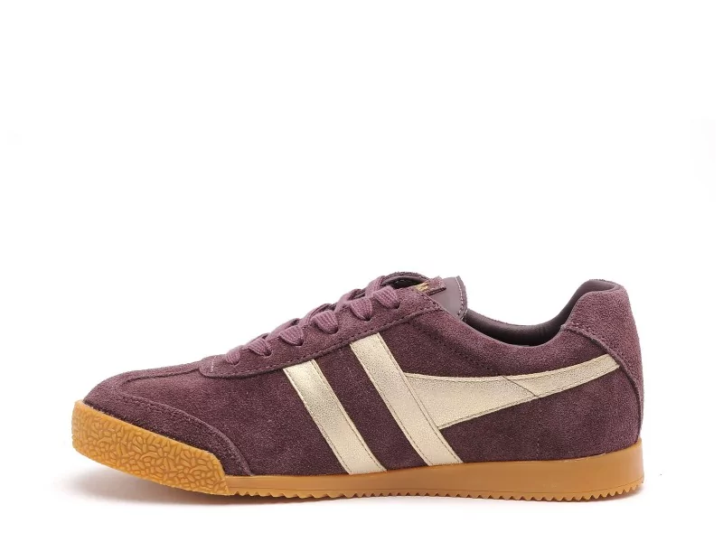 Gola HARRIER MIRROR CLA156 Bordeaux Baskets Basses Femme