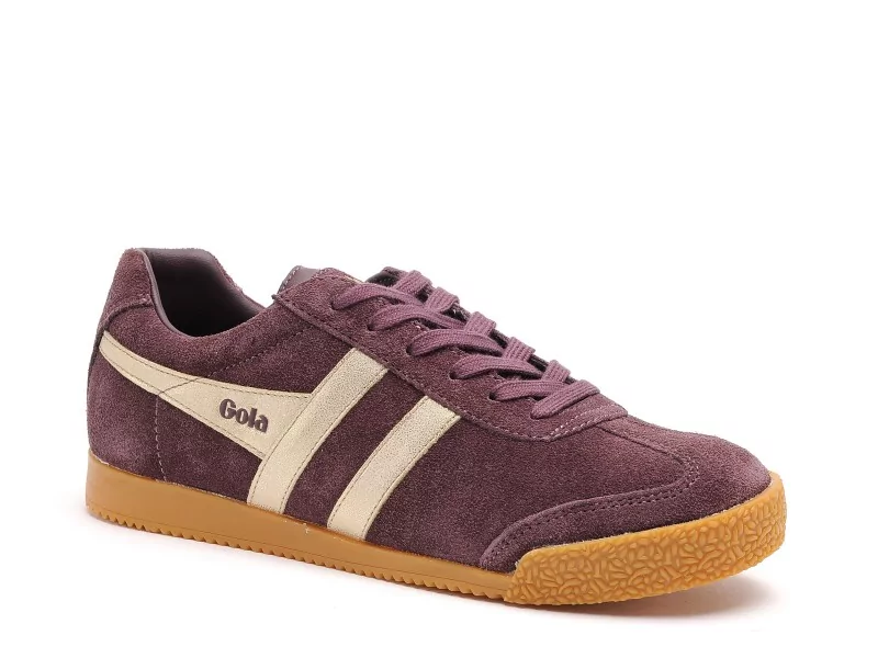 Gola HARRIER MIRROR CLA156 Bordeaux Baskets Basses Femme