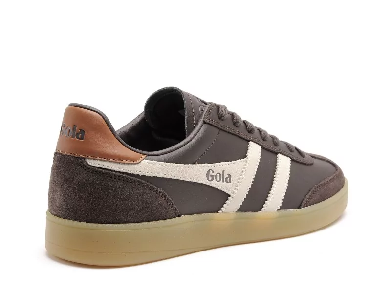 Gola VIPER LEATHER CMB744 Marron Baskets Basses Homme