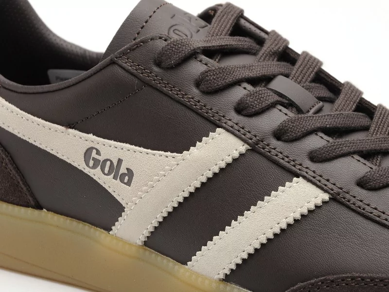 Gola VIPER LEATHER CMB744 Marron Baskets Basses Homme