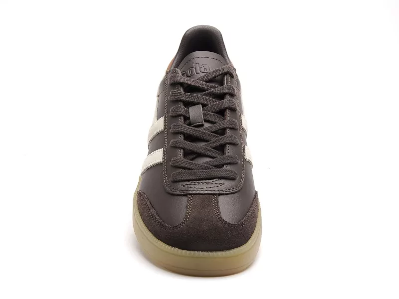 Gola VIPER LEATHER CMB744 Marron Baskets Basses Homme