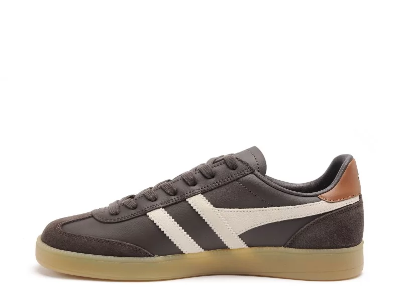 Gola VIPER LEATHER CMB744 Marron Baskets Basses Homme