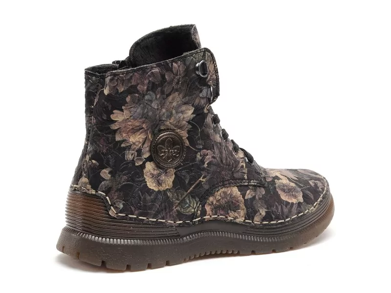 Rieker 53632 Multicolore Boots et Bottines Plates Femme
