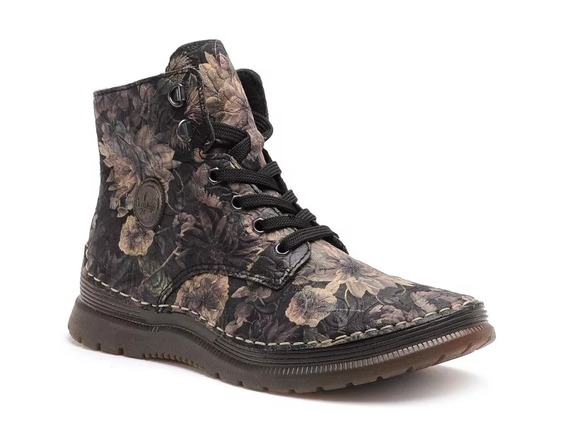 Rieker 53632 Multicolore Boots et Bottines Plates Femme