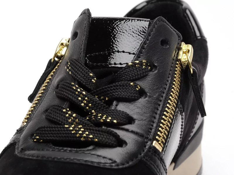 Gabor 601901 Noir Baskets Basses Femme
