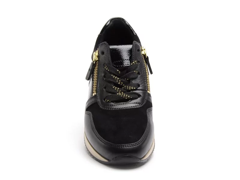 Gabor 601901 Noir Baskets Basses Femme