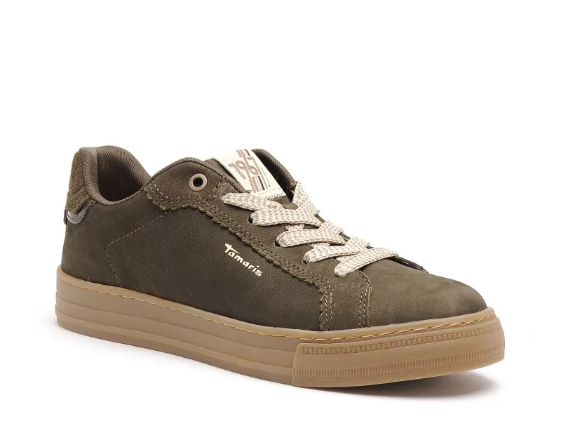 Tamaris 23730 47 Kaki Baskets Basses Femme
