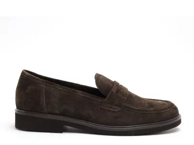 401101 Marron Mocassins Femme