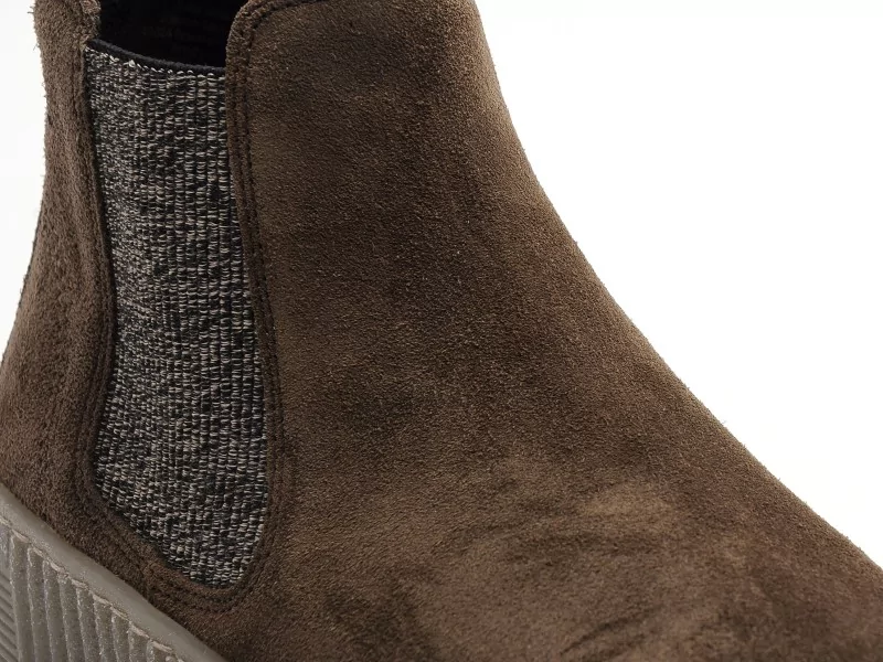 Gabor 801302 Gris Boots et Bottines Plates Femme