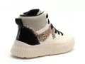 Geox J LAQUINNY GIRL D J66M3D Blanc Baskets Montantes Fille