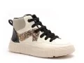Geox J LAQUINNY GIRL D J66M3D Blanc Baskets Montantes Fille