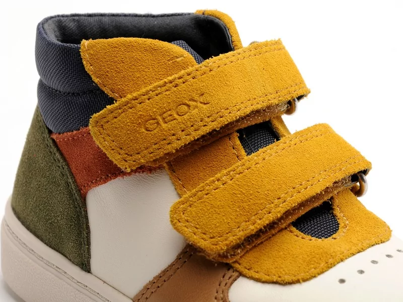Geox B NASHIK BOY A B465NA Multicolore Baskets Montantes Garçon