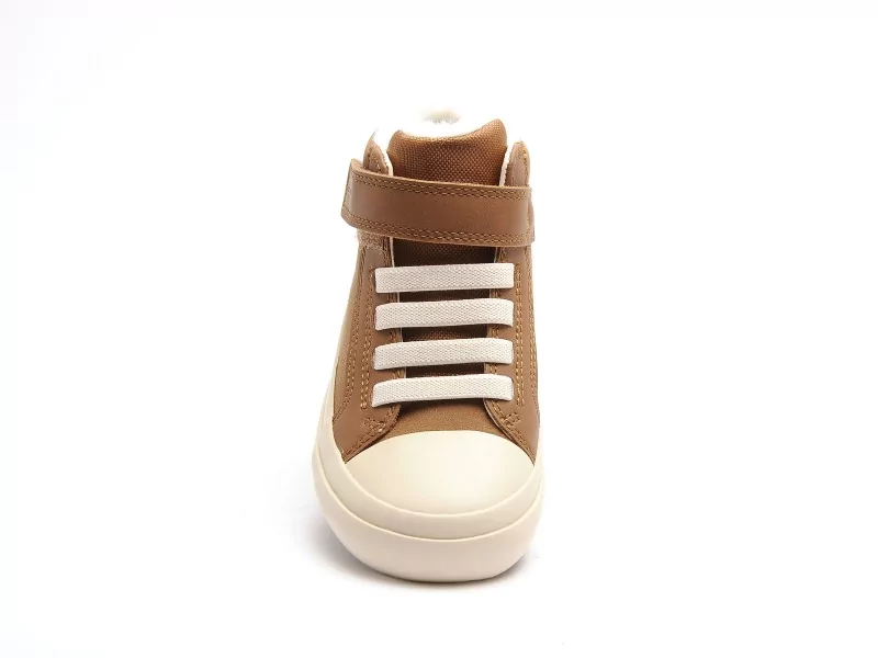 Geox B GISLI BOY E B461NE Marron Baskets Montantes Garçon