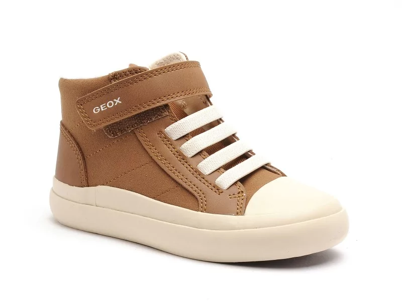 Geox B GISLI BOY E B461NE Marron Baskets Montantes Garçon