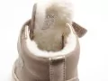 Geox B GISLI GIRL E B461ME Beige Baskets Montantes Fille