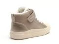 Geox B GISLI GIRL E B461ME Beige Baskets Montantes Fille