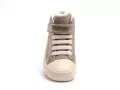 Geox B GISLI GIRL E B461ME Beige Baskets Montantes Fille