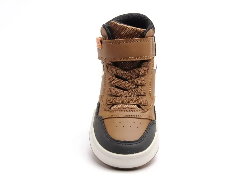 Geox J PERTH BOY F J367RF Marron Baskets Montantes Garçon