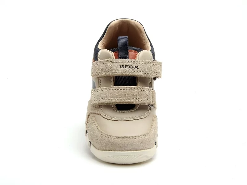 Geox B IUPIDOO BOY D B3555D Beige Baskets Basses Garçon