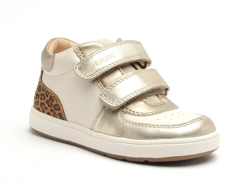 Geox B BIGLIA GIRL A B564CA Blanc Baskets Montantes Fille