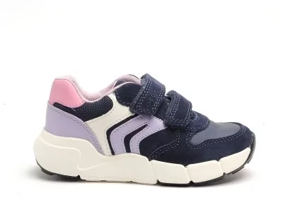 B FLEXYPER MINI GIRL B656NA Bleu Baskets Basses Fille