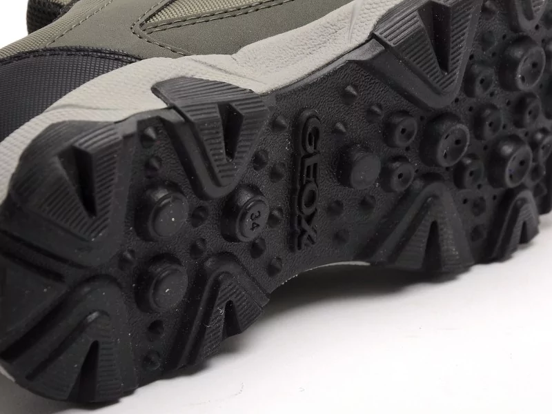 Geox J MAGNETAR BOY B ABX J463ZB Kaki Baskets Basses Garçon