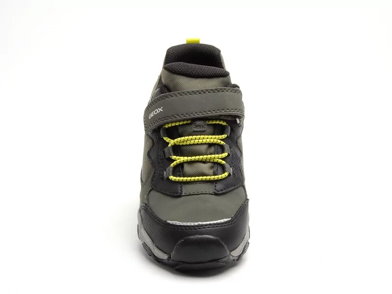 Geox J MAGNETAR BOY B ABX J463ZB Kaki Baskets Basses Garçon