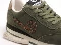 No Name CITY RU JOGGER Kaki Baskets Basses Femme