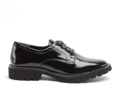 23649 47 Noir Derbies Femme