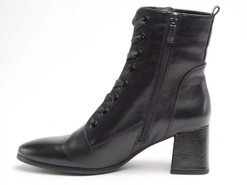 Regarde Le Ciel MILLIE 14 Noir Boots et Bottines à Talons Femme