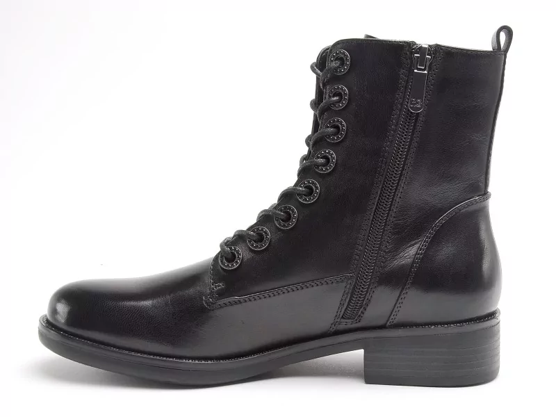Regarde Le Ciel ROXANA 49 Noir Boots et Bottines Plates Femme