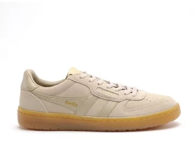 HAWK SUEDE 86 CLB571 Beige Baskets Basses Femme
