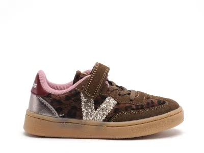 1256111 OSLO TIRA et ELASTICO ANIM Marron Baskets Basses Fille