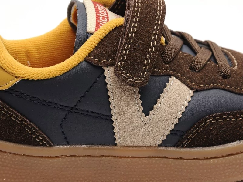 Victoria 1256110 OSLO TIRA ELASTICO EFEC Bleu Baskets Basses Garçon