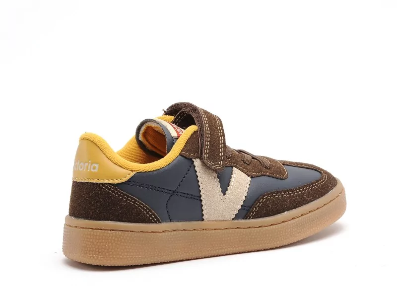 Victoria 1256110 OSLO TIRA ELASTICO EFEC Bleu Baskets Basses Garçon