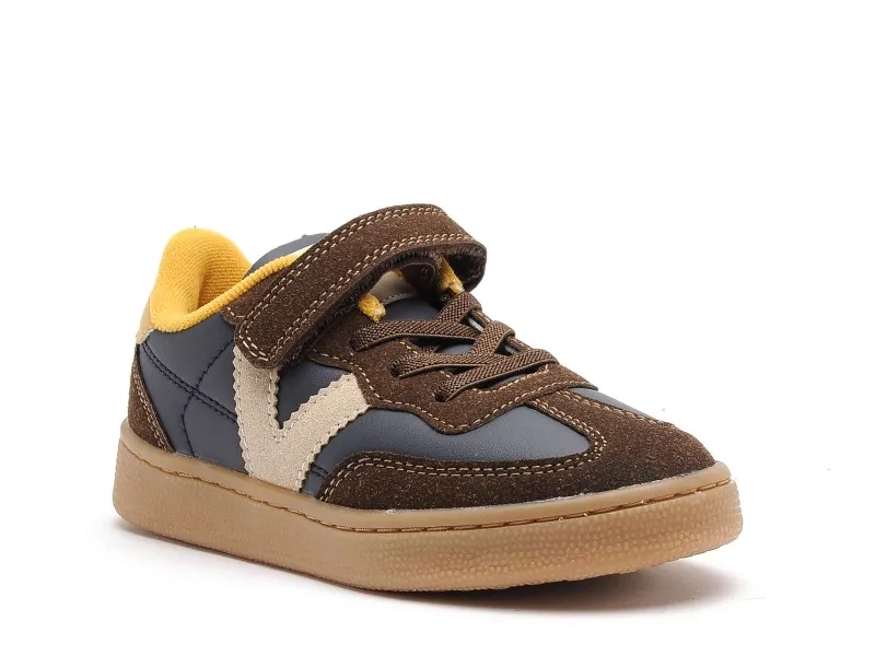 Victoria 1256110 OSLO TIRA ELASTICO EFEC Bleu Baskets Basses Garçon