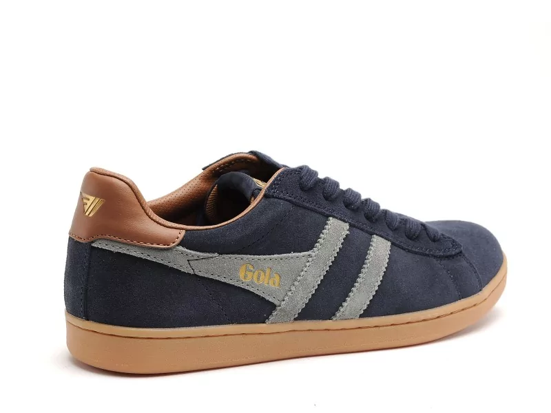 Gola EQUIPE II SUEDE CMB387 Bleu Baskets Basses Homme