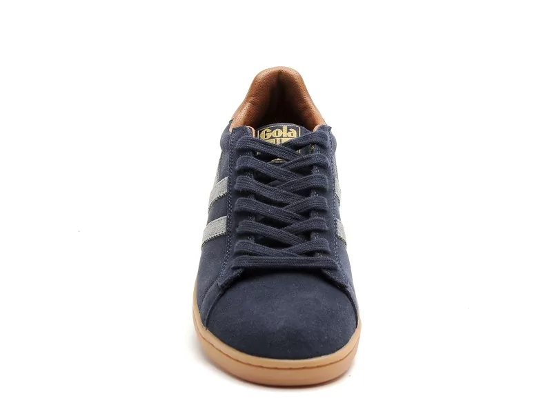 Gola EQUIPE II SUEDE CMB387 Bleu Baskets Basses Homme