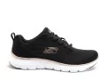 Skechers 150206 FLEXAPPEAL Noir Baskets Basses Femme