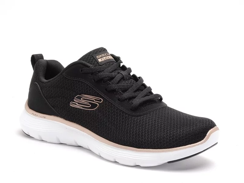 Skechers 150206 FLEXAPPEAL Noir Baskets Basses Femme