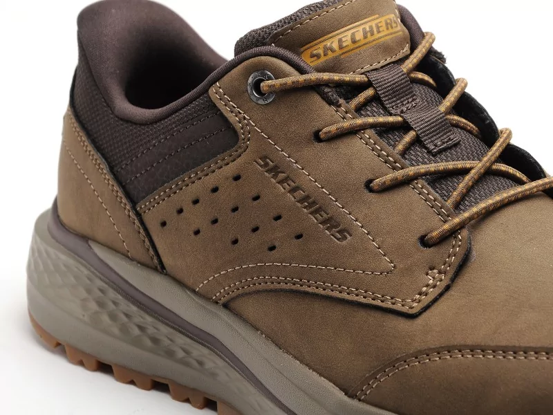 Skechers 211448 SLADE Marron Baskets Basses Homme