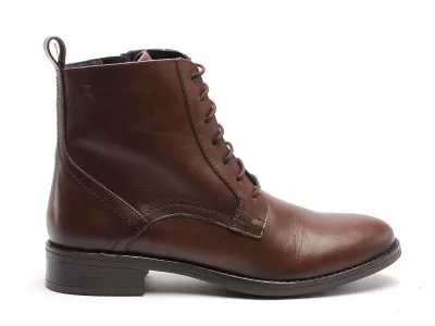D8343 SR Marron Boots et Bottines Plates Femme