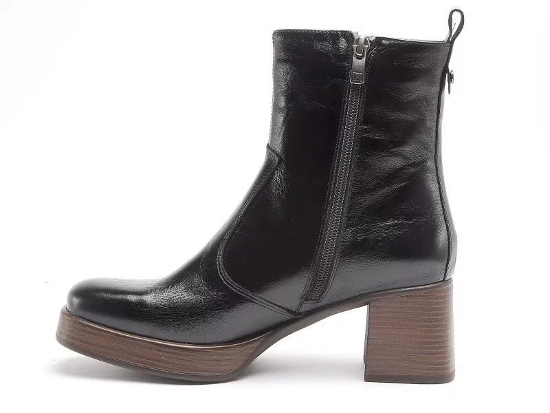 Dorking D9157 AL Noir Boots et Bottines à Talons Femme